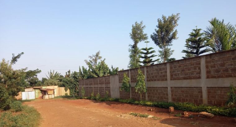 Residential 1/8 Acre at Ruiru Mugutha