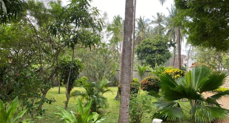 FOR SALE: 2 BEDROOM BUNGALOW(ON A 1/4 ACRE LAND) & 50 METRES FROM THE BEACH-WATAMU/KILIFI