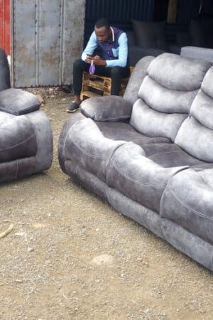 5seater recliner like sofas made by hardwood with perfect finishing with free delivery within Nairobi and nearby areas