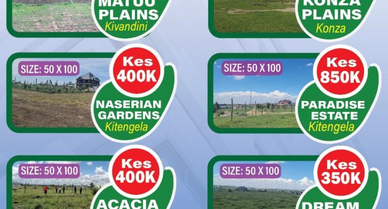 plots for sale in machakos Matuu